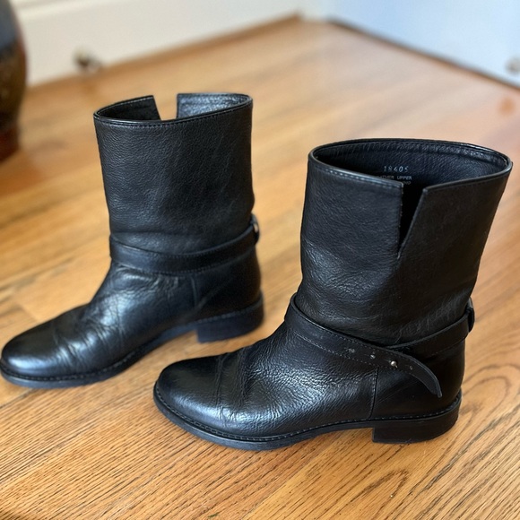 Madewell The Biker Boot. Italian Leather. Size 8. EUC Moto boot. - Picture 2 of 9